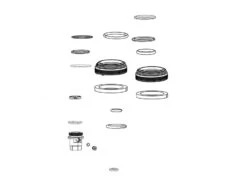 RockShox Forgaffel 200h Servicekit SID 32 Base C1 - 00.4318.025.192