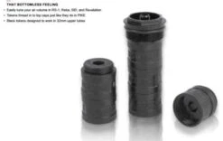 RockShox Bottomless Tokens Air Cap Kit - Sort - 11.4018.032.002