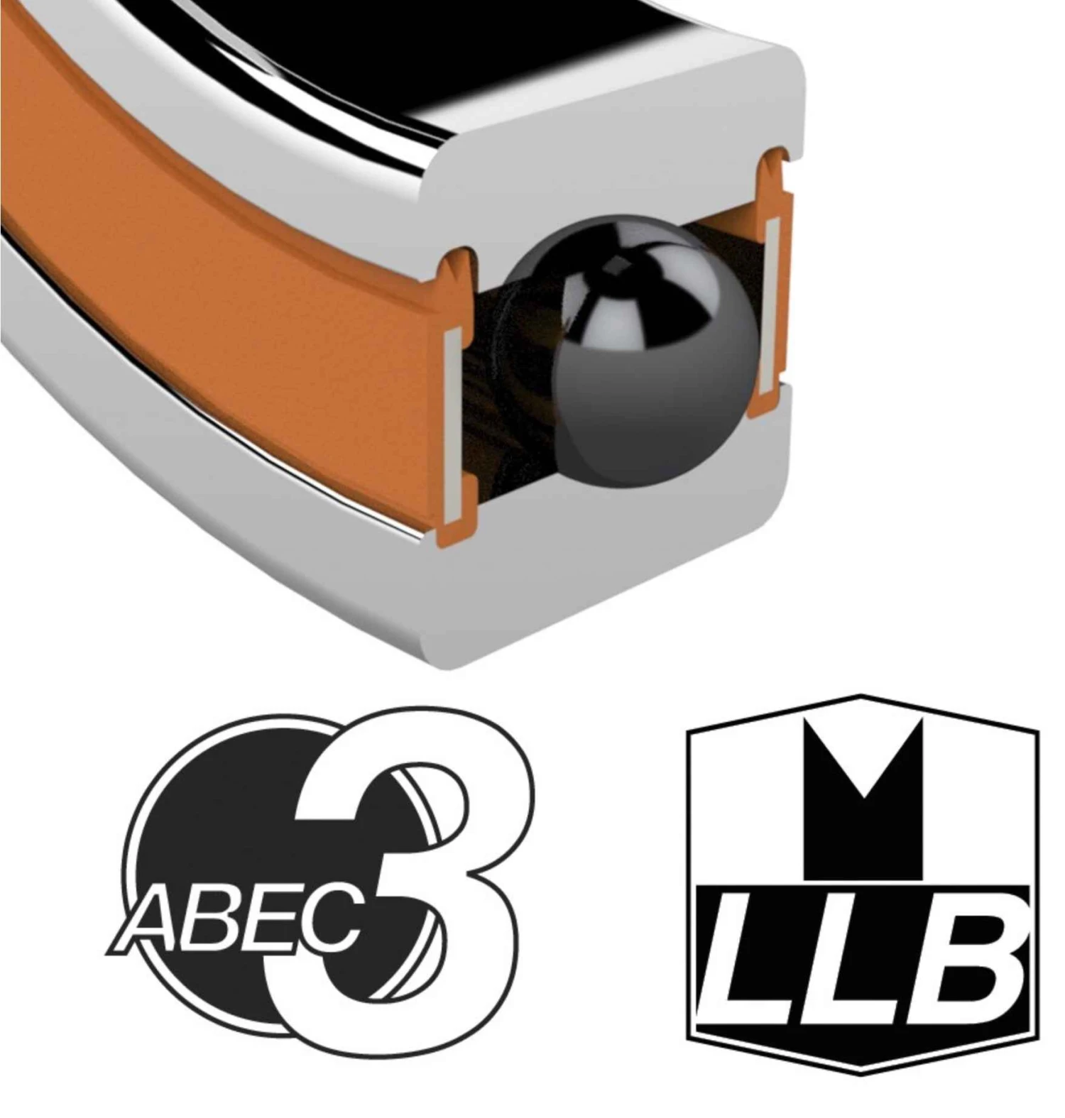 Enduro Kugleleje 6802-2RS ABEC3 LLB (24x15x5 Mm) - EB8027 4 Enduro Kugleleje 6802-2RS ABEC3 LLB (24x15x5 Mm) - EB8027 - Billede 2