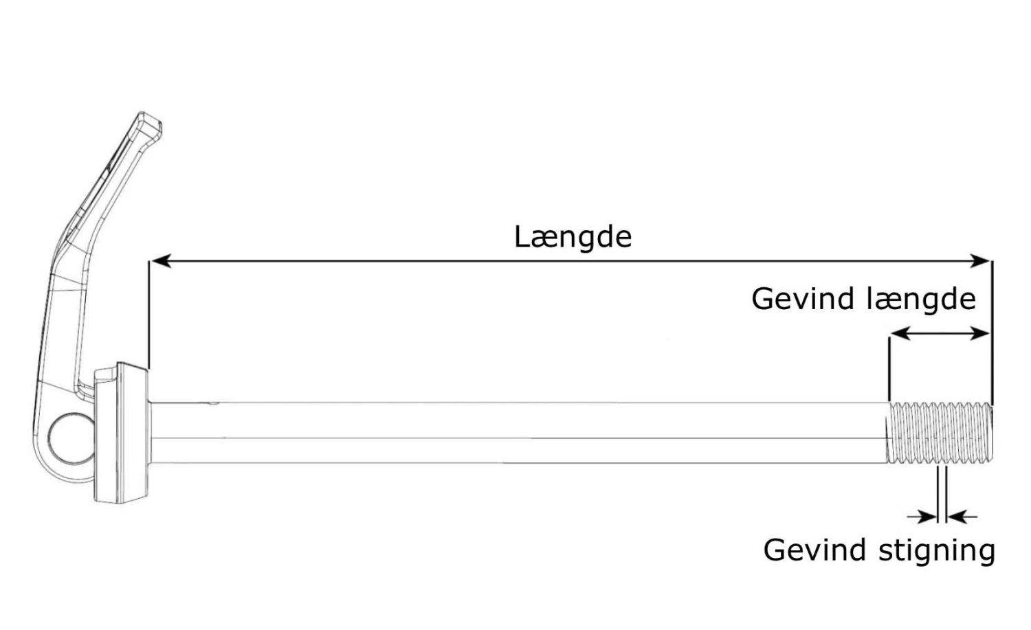 Rockshox Maxle Stealth Boost Stikaksel 100mm / ø12 (M12x1,5) Thru Bolt - 00.4318.005.016 3 Rockshox Maxle Stealth Boost Stikaksel 100mm / ø12 (M12x1,5) Thru Bolt - 00.4318.005.016