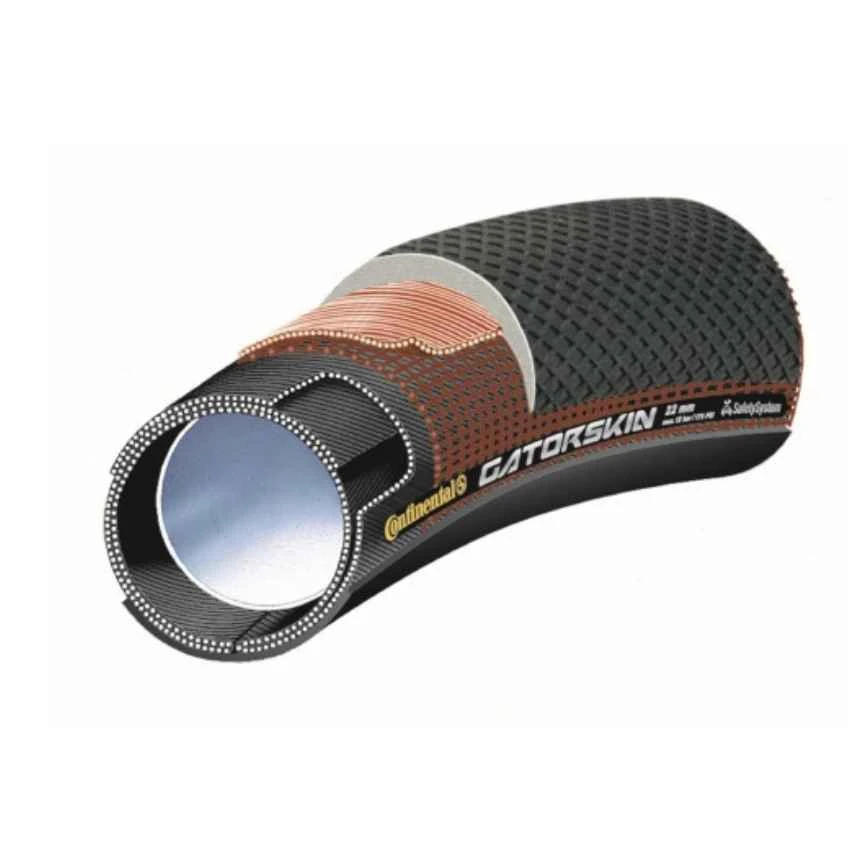 Continental Sprinter Gatorskin Tubular 700Cx25 Sort - 0196187