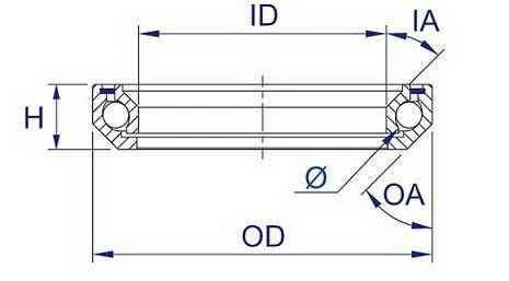 TOKEN Leje Styrfitting MR122 1 1/8" - TK410B 4 TOKEN Leje Styrfitting MR122 1 1/8" - TK410B - Billede 2