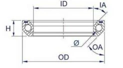TOKEN Leje Styrfitting 1,5in - TK52H65
