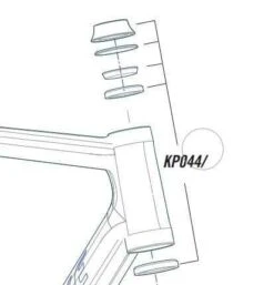 Cannondale Supersix Headset - KP044/ -ROCKSHOX Salgsbutik kp044 3