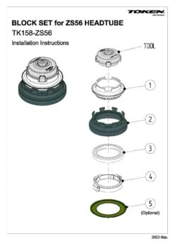 Styrfitting Token 1-1/8" - 1,5" - TOKEN TK015B 16 Styrfitting Token 1-1/8" - 1,5" - TOKEN TK015B -ROCKSHOX Salgsbutik tk158 side 1