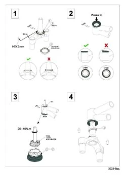 Styrfitting Token 1-1/8" - 1,5" - TOKEN TK015B 17 Styrfitting Token 1-1/8" - 1,5" - TOKEN TK015B -ROCKSHOX Salgsbutik tk158 side 2