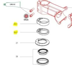 Orbea Oiz Carbon Mtb Headset Spacers Kit - X0210000